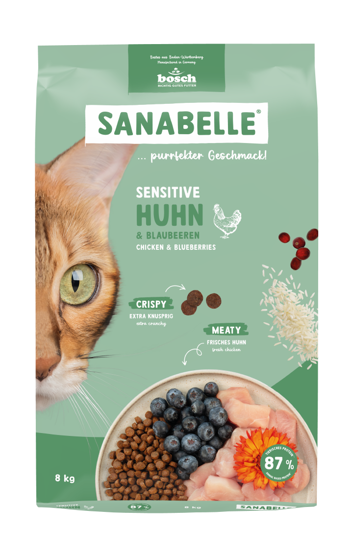 Sanabelle Katzen-Trockenfutter Sensitive Huhn